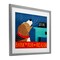 Stupell Industries Bark'n For No Reason Framed Print Under Glass, design by Stephen Huneck